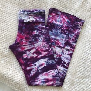 American Apparel Tie Die Yoga Pants